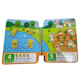 Happy Talk點讀黏貼有聲遊戲書【4本魔鬼氈黏貼遊戲書+幼福熊點讀筆(可學習中、英、台、客語四種發音)】