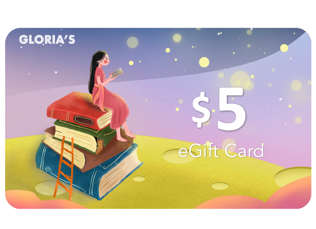 Gloria's Bookstore Gift Card $5 - Gloria's Bookstore 美國中文繪本童書專賣