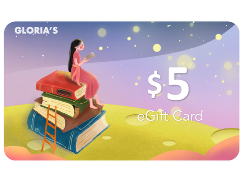 Gloria's Bookstore Gift Card $5